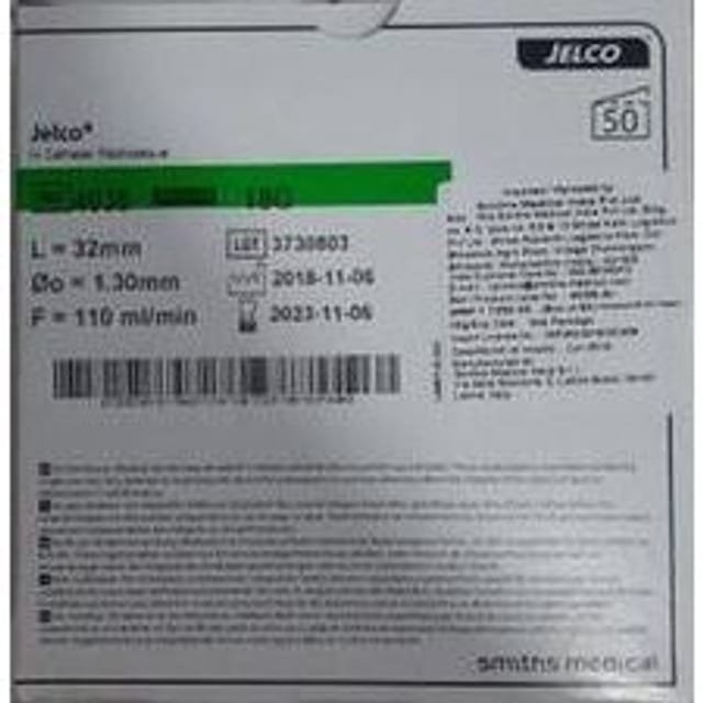 SMITH & MEDICAL Jelco Disposable Needle 22g