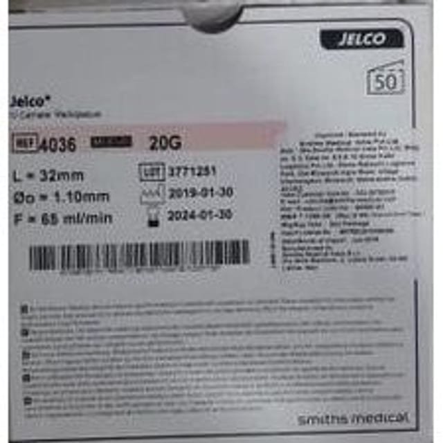 SMITH & MEDICAL Jelco Needle Portex
